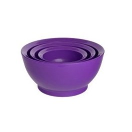 美國Calibowl 專利防漏碗 家庭派對3入組 紫色